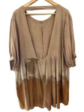 avy & co sol bloomer playsuit dyed with avocado seeds and rust by marina cyano